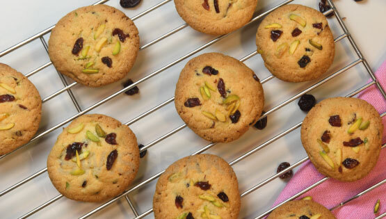 Gluten-Free Pistachio & Cranberry Bites